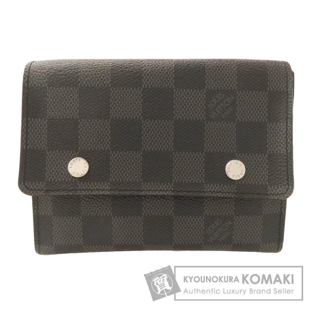 Louis Vuitton Portefeuille Compact Modulable Bi fold Wallet coin Damier Canvas